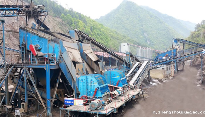 重庆浩口水电站砂石骨料加工生产线01