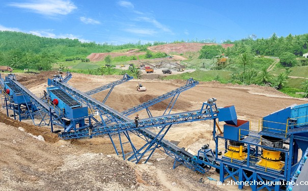 硬岩破碎生产线